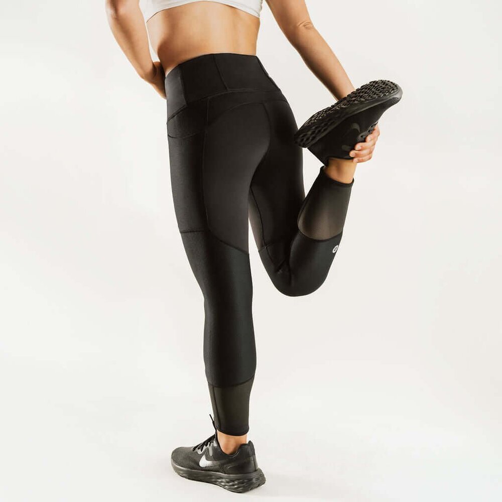 Bracelayer Women's KS1 Vent | 7/8 Knee Support Compression Pants XL-waist 34-38"